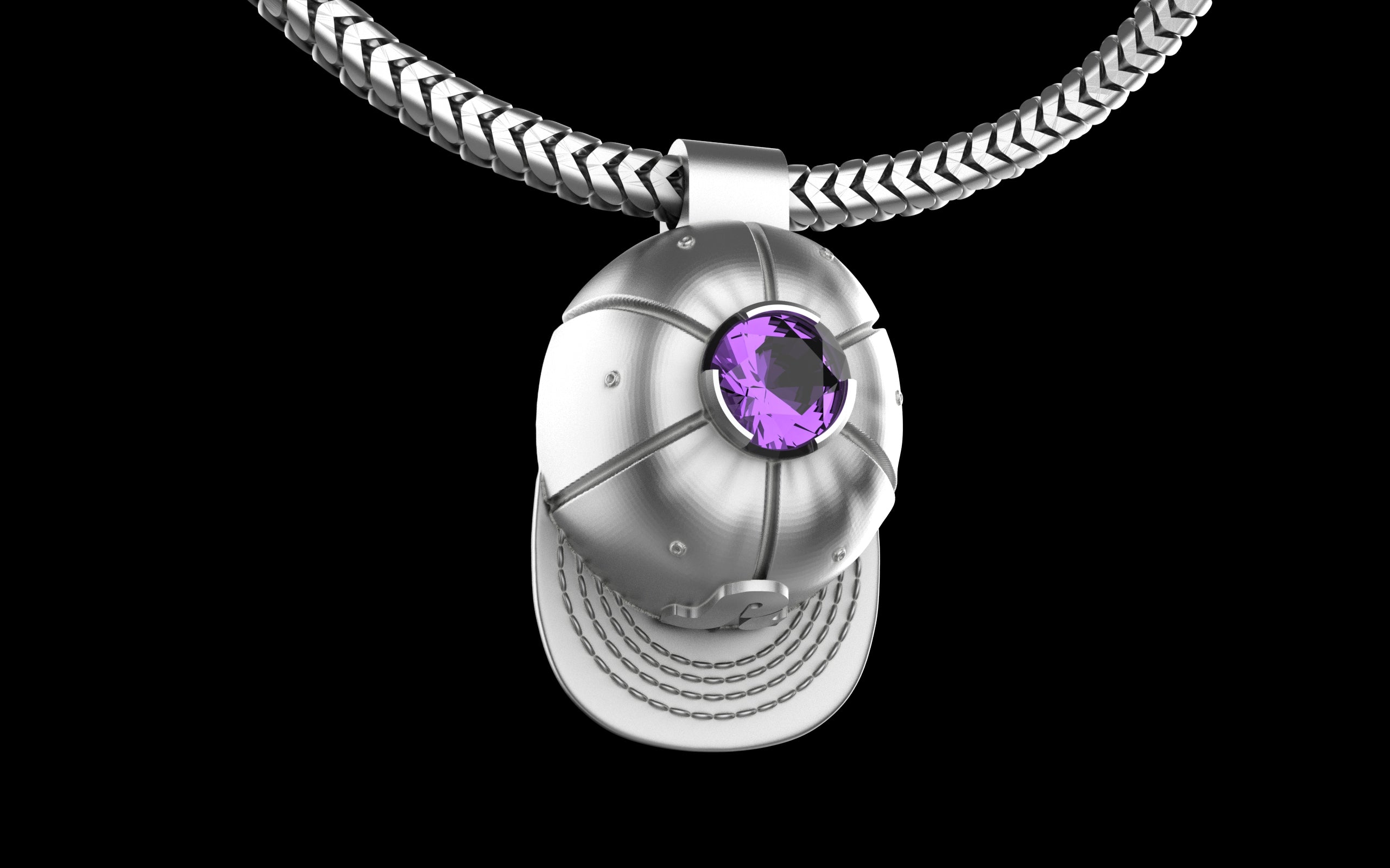 Pretty Lights Jib Gemstone Pendant