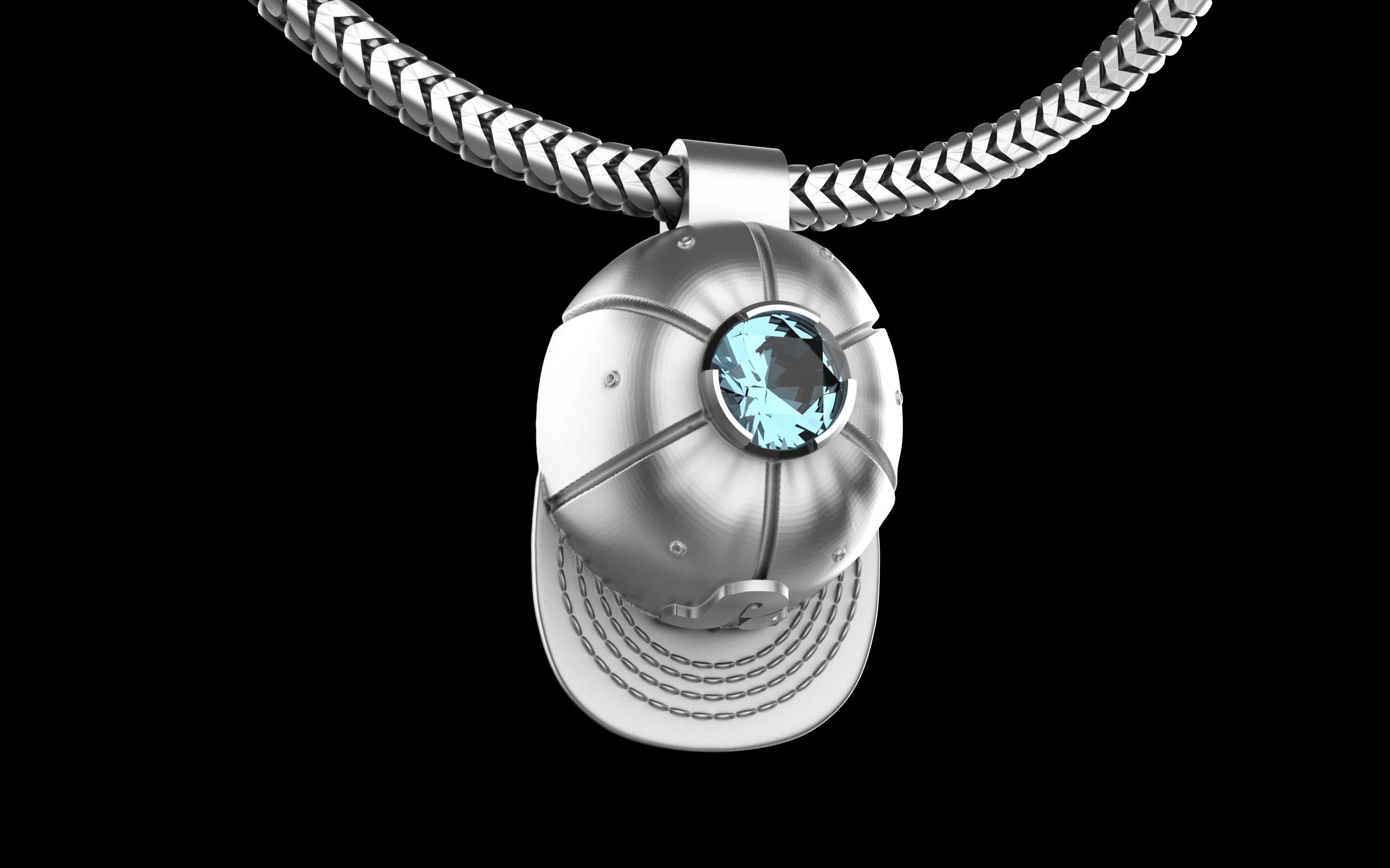 Pretty Lights Jib Gemstone Pendant