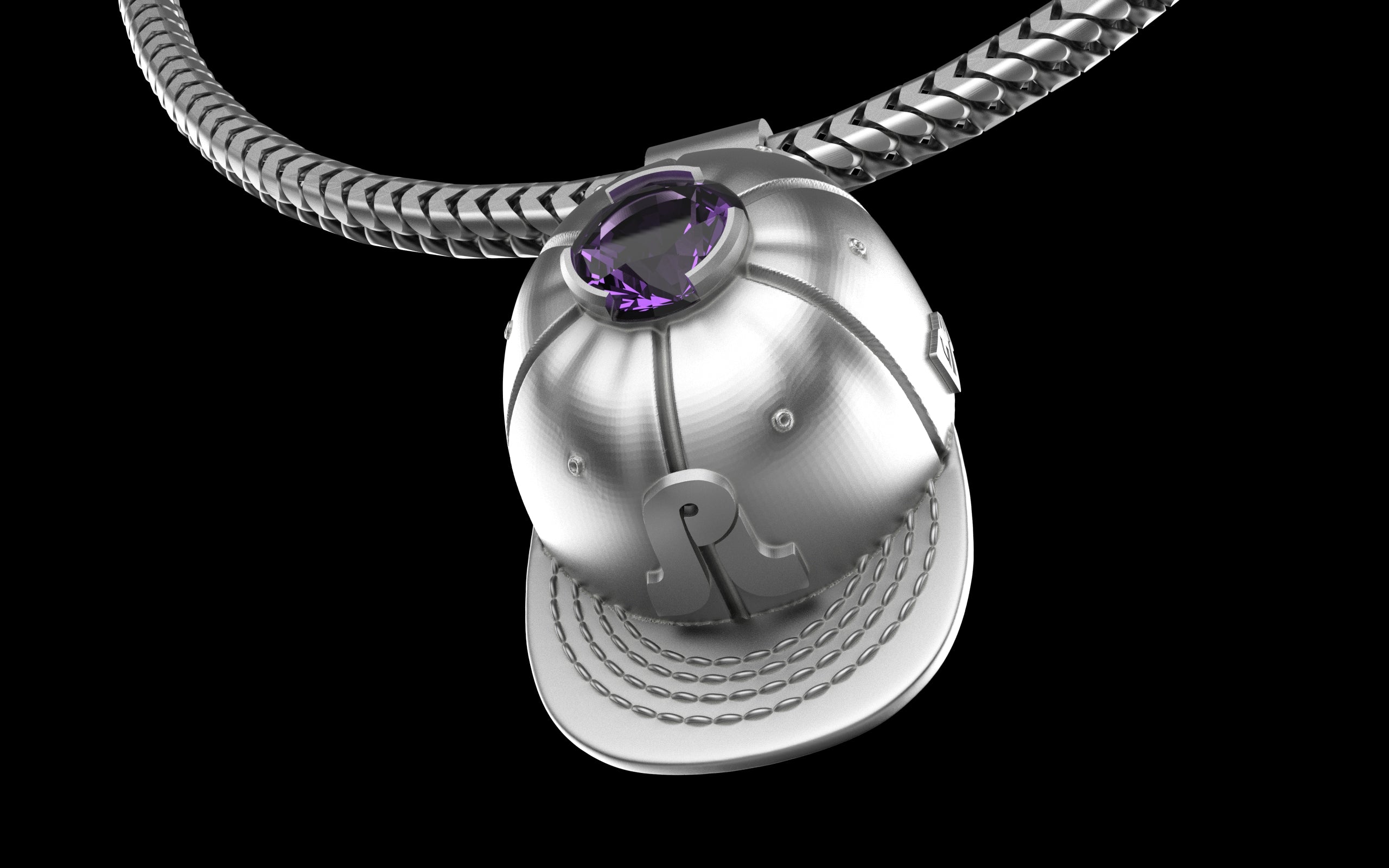 Pretty Lights Jib Gemstone Pendant