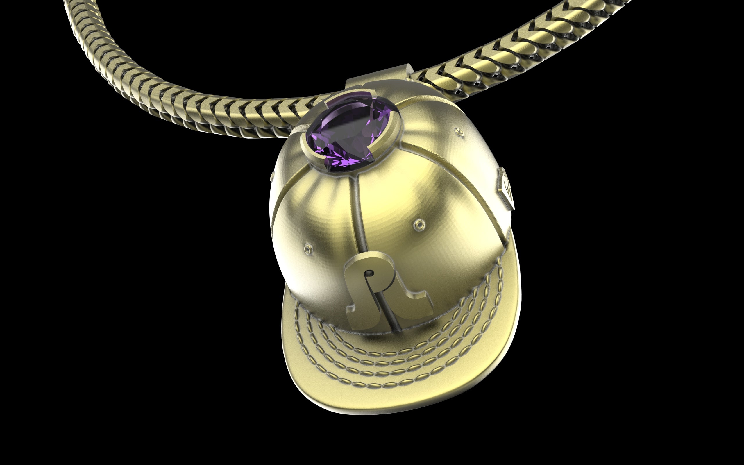 Pretty Lights Jib Gemstone Pendant