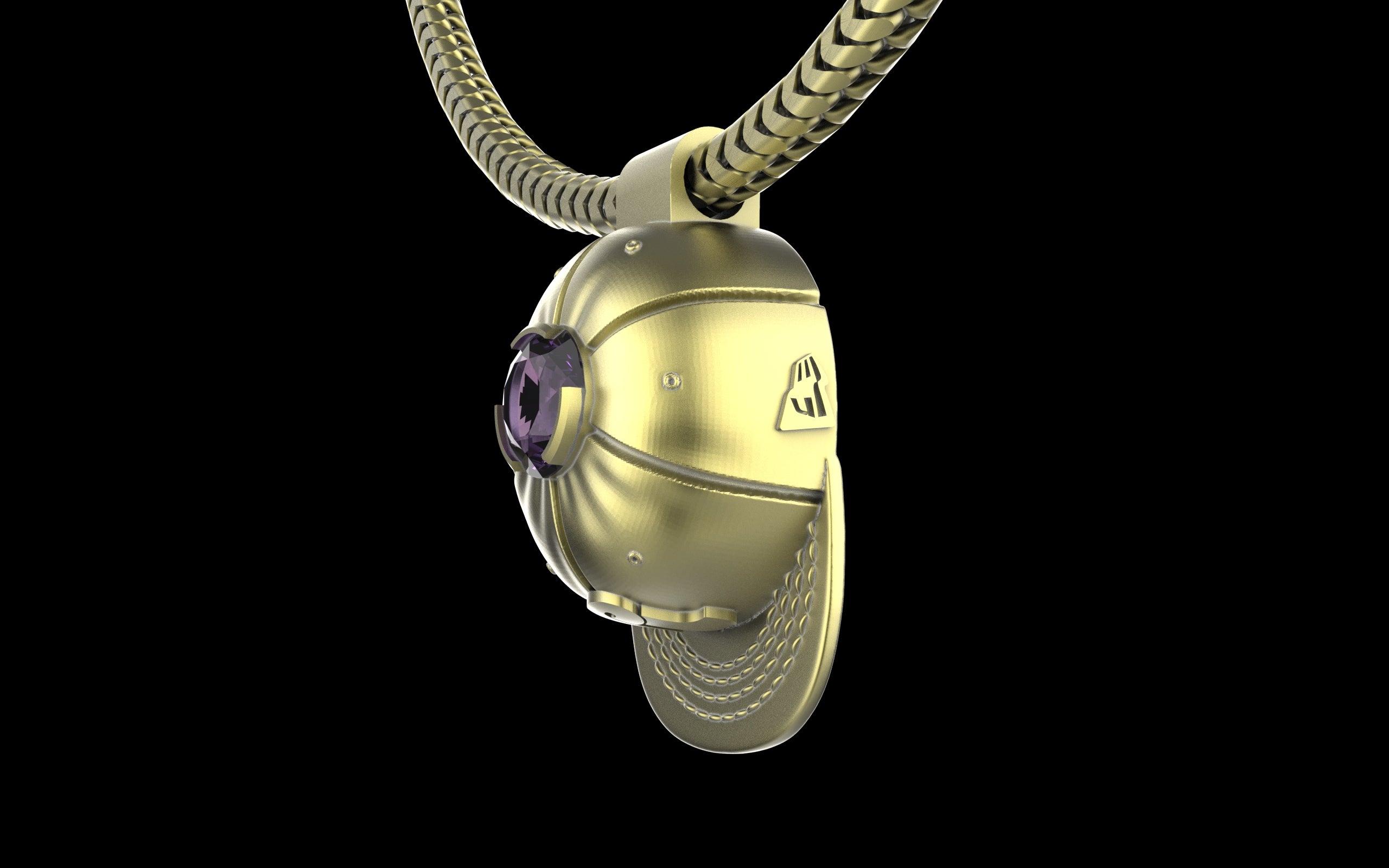 Pretty Lights Jib Gemstone Pendant