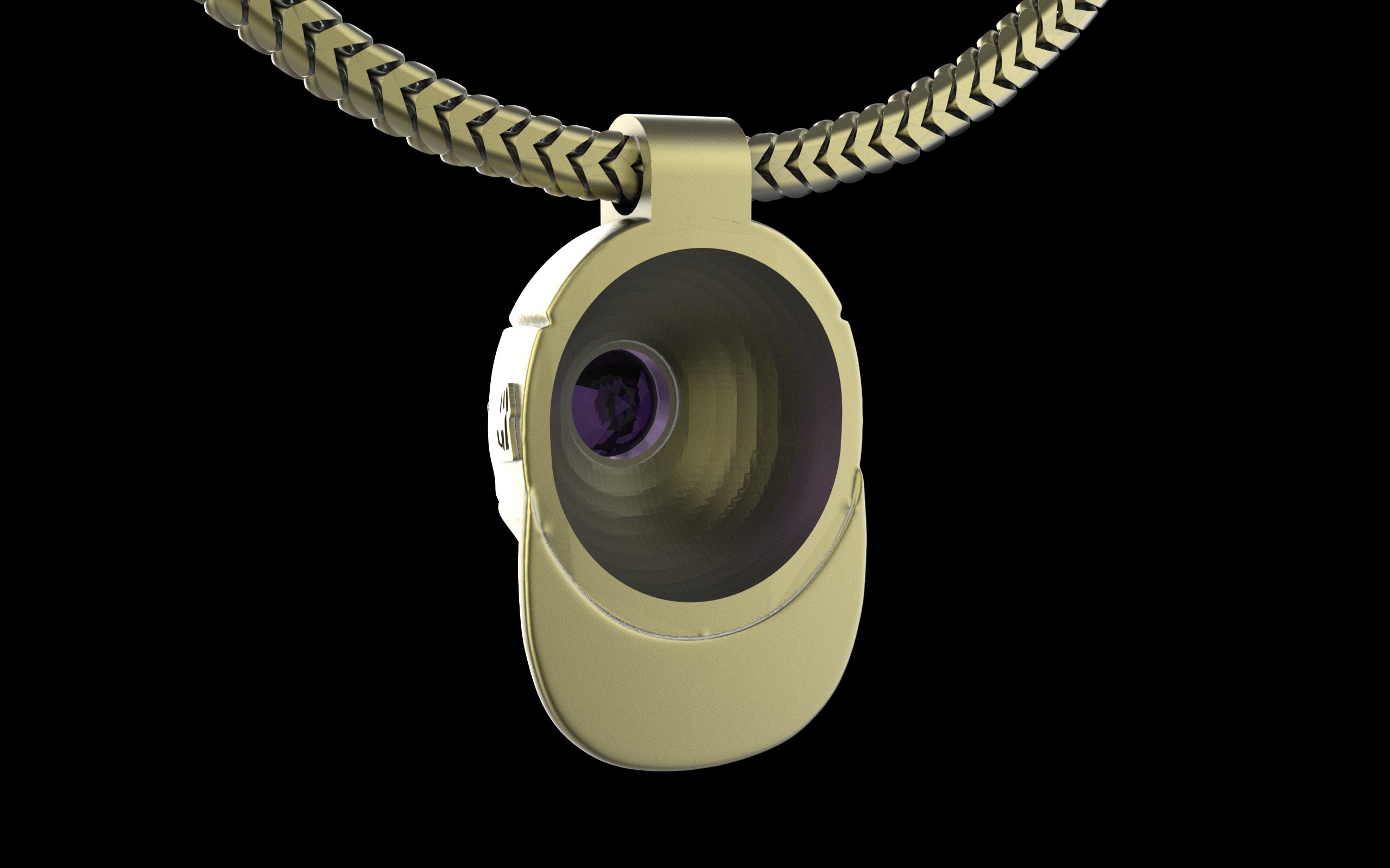 Pretty Lights Jib Gemstone Pendant