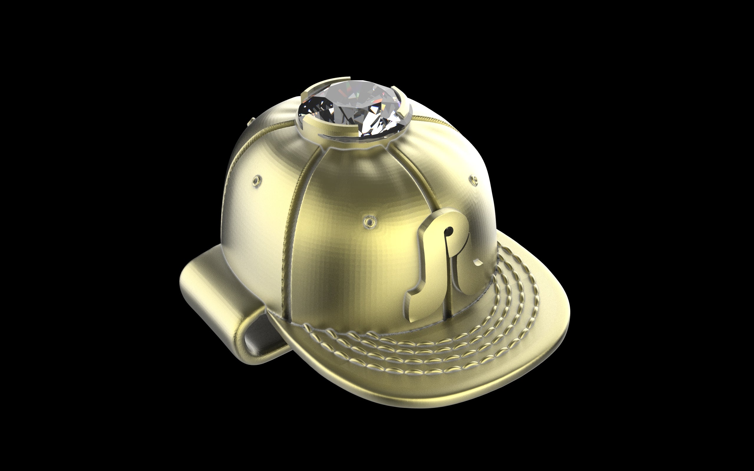 Pretty Lights Jib Gemstone Hat Clip