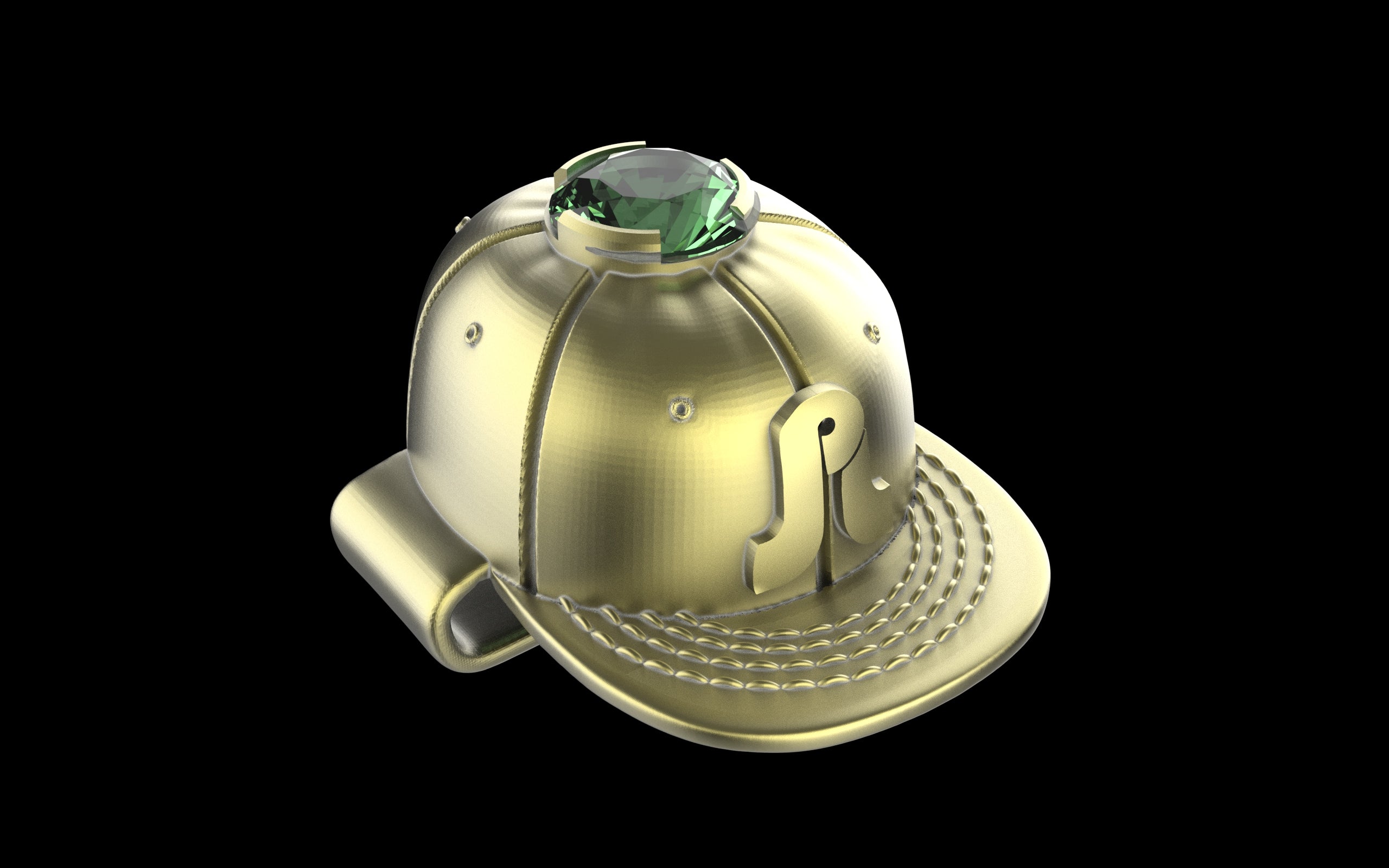Pretty Lights Jib Gemstone Hat Clip