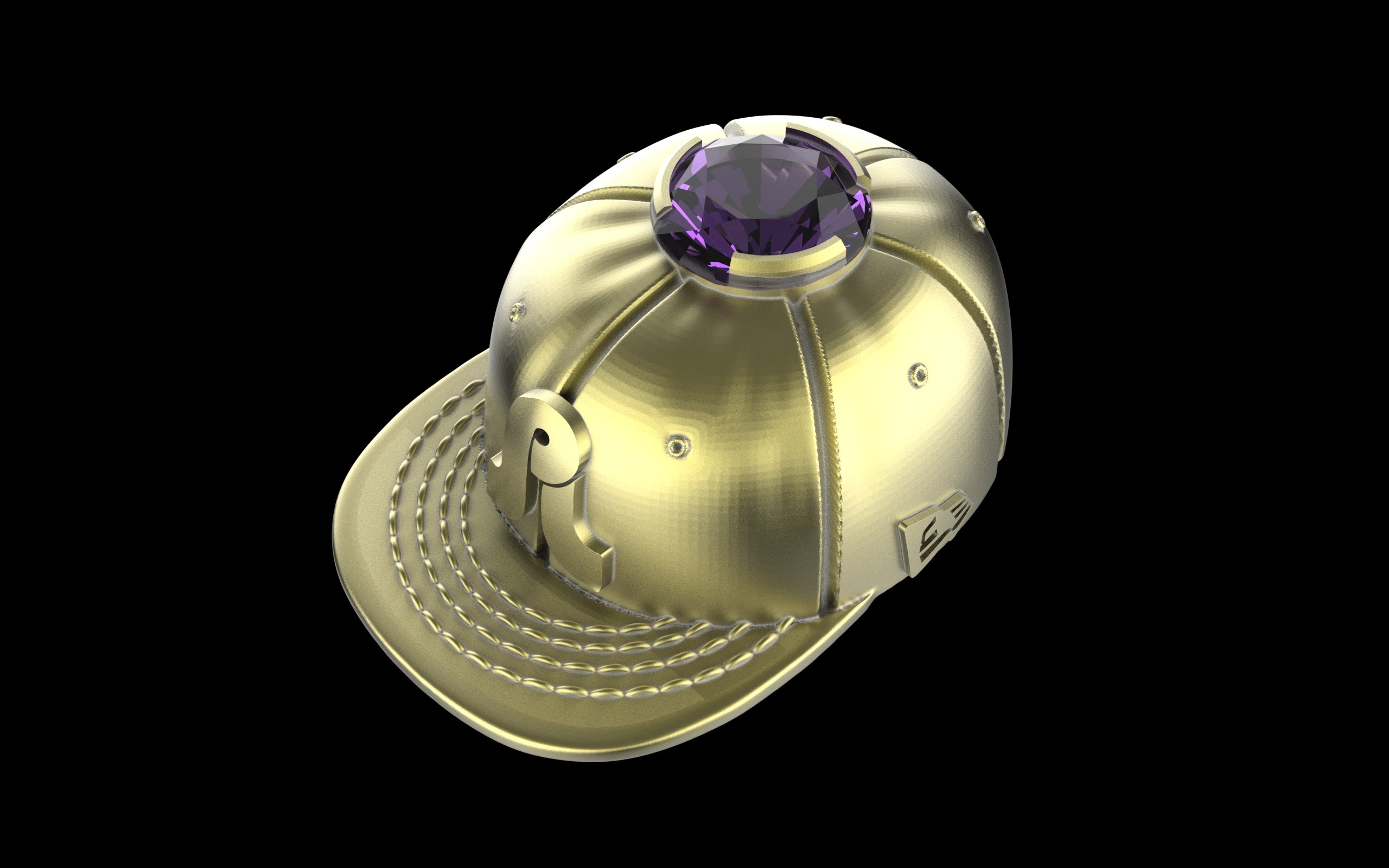 Pretty Lights Jib Gemstone Hat Clip