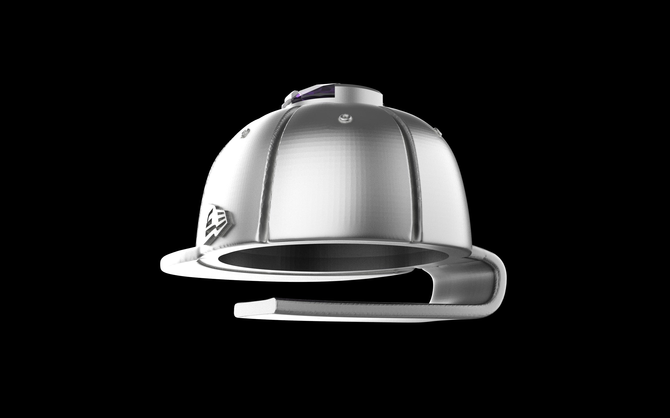 Pretty Lights Jib Gemstone Hat Clip