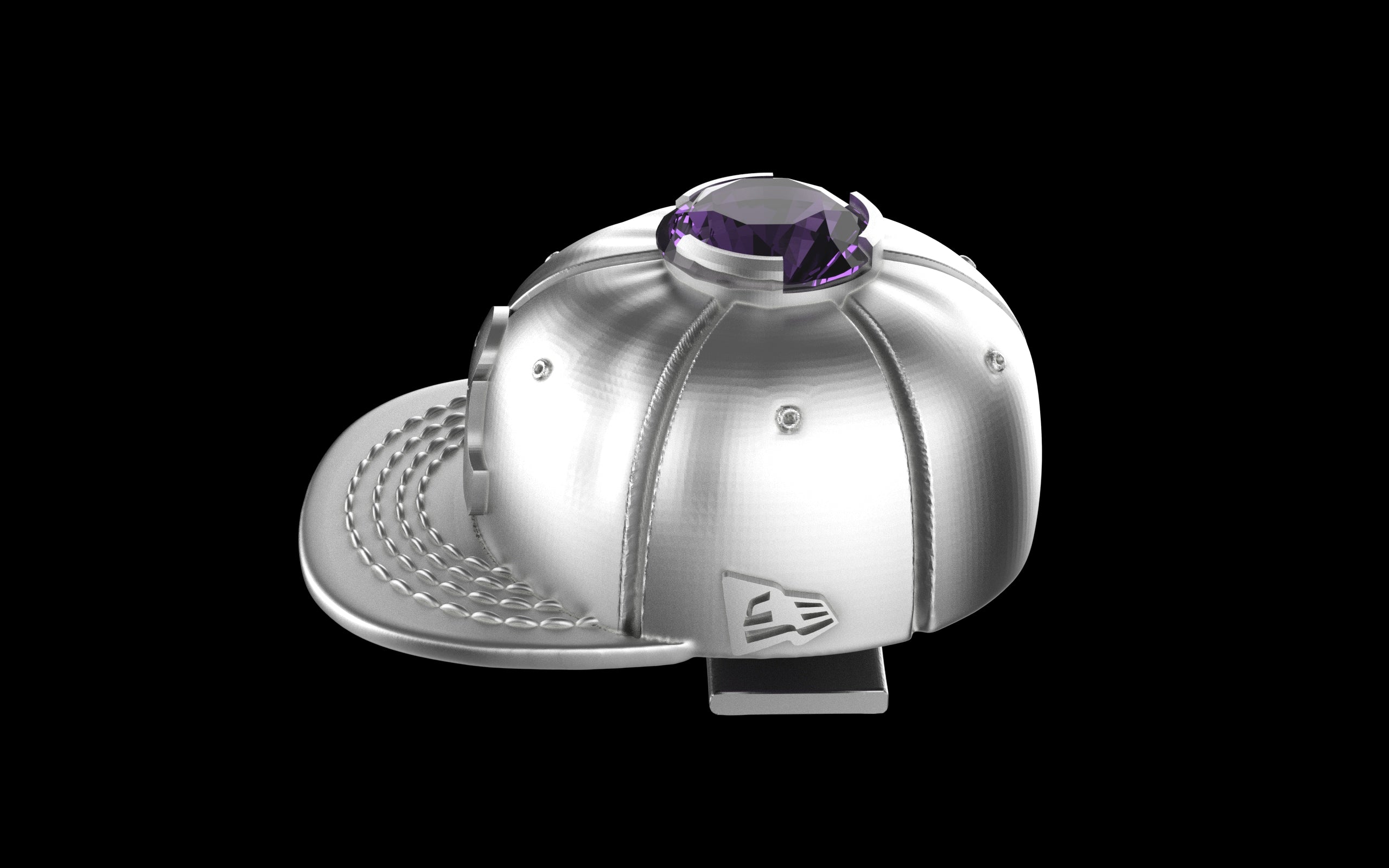 Pretty Lights Jib Gemstone Hat Clip