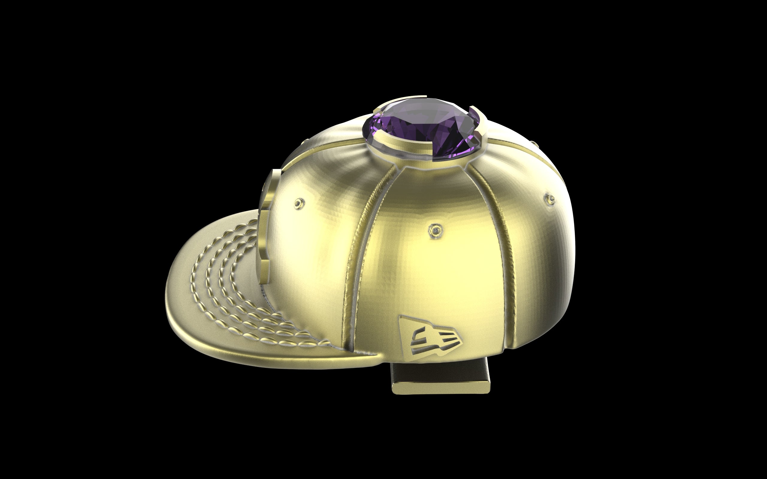 Pretty Lights Jib Gemstone Hat Clip