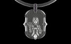 "Dissipation Error" Biomechanical Cyberpunk Pendant with Chain - Sterling Silver / Brass / Bronze